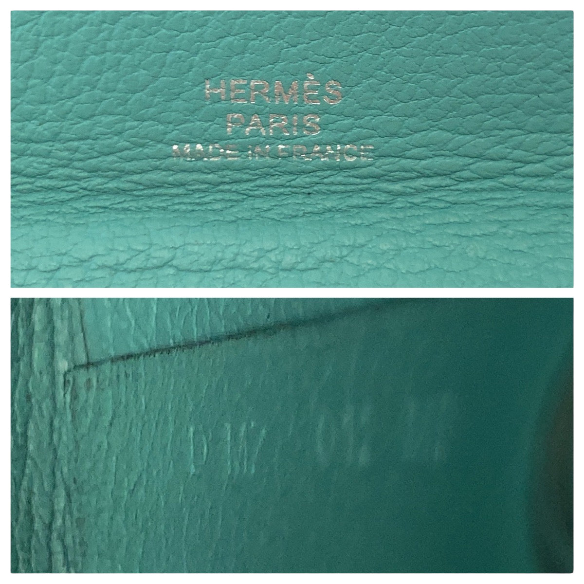Hermes Coin Case Shave Green Coin Case Coin Pocket Bastia Verso Women
