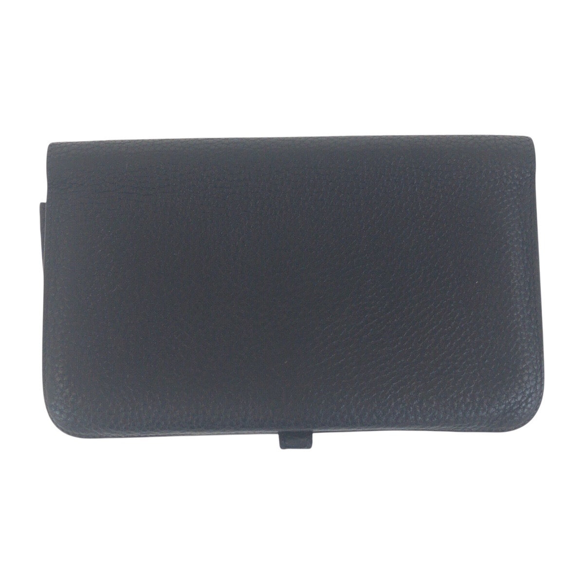 Hermes Long Wallet Purse Taurillon Clemence Black Goldmetal Long Wallet Purse Long Wallet Unisex
