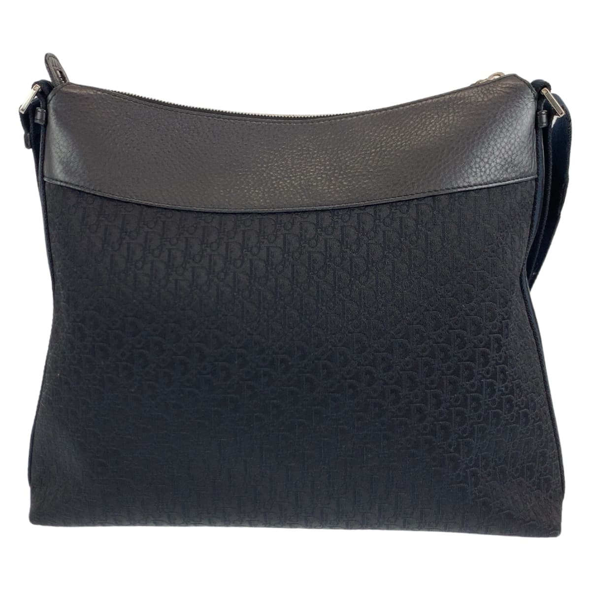 Dior Shoulder Bag Canvas, Leather Black Silvermetal Shoulder Bag Messenger Bag Trotter Oblique