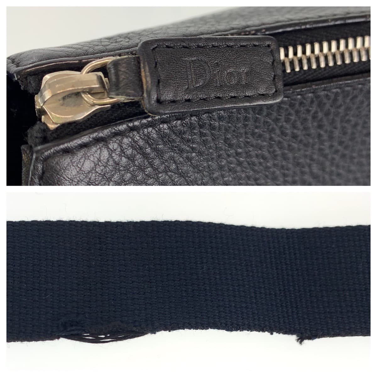 Dior Shoulder Bag Canvas, Leather Black Silvermetal Shoulder Bag Messenger Bag Trotter Oblique
