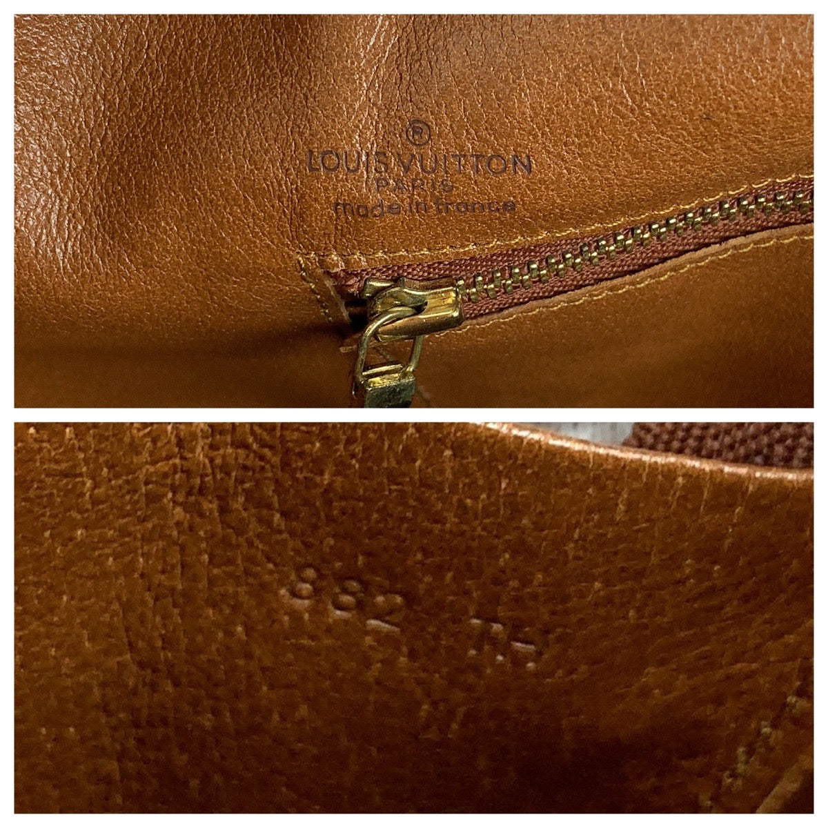 Louis Vuitton Tote Bag M42425 Pvc Brown Gold Metal Tote Bag Shoulder Bag Monogram Weekend Pm