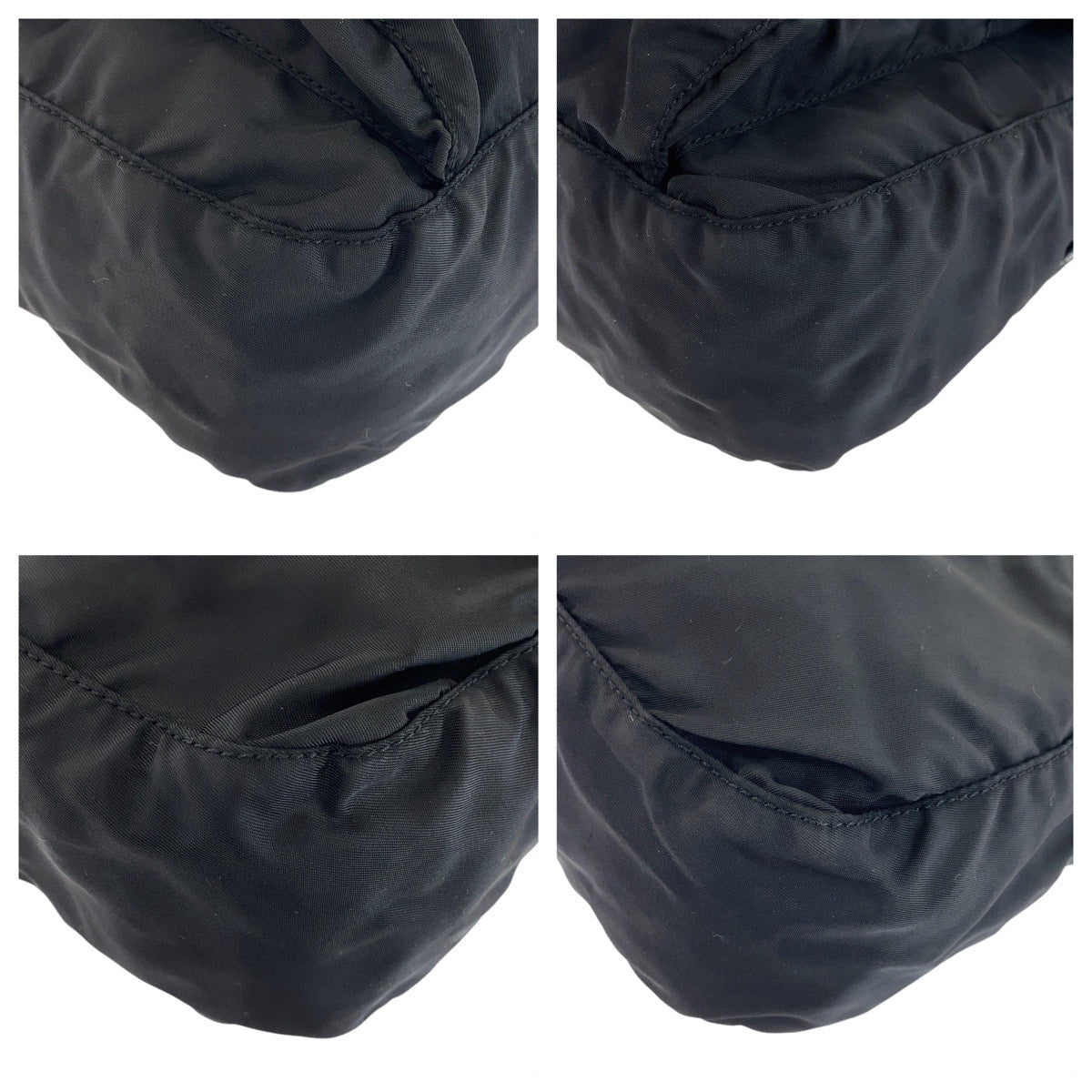 Prada Shoulder Bag Nylon, Leather Black Silvermetal Shoulder Bag Messenger Bag Test Triangle With