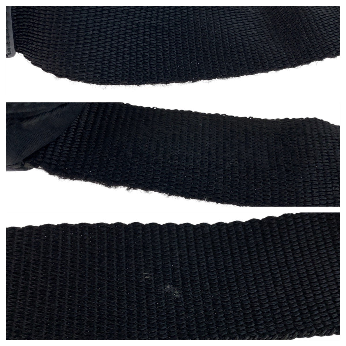 Prada Shoulder Bag Nylon, Leather Black Silvermetal Shoulder Bag Messenger Bag Test Triangle With