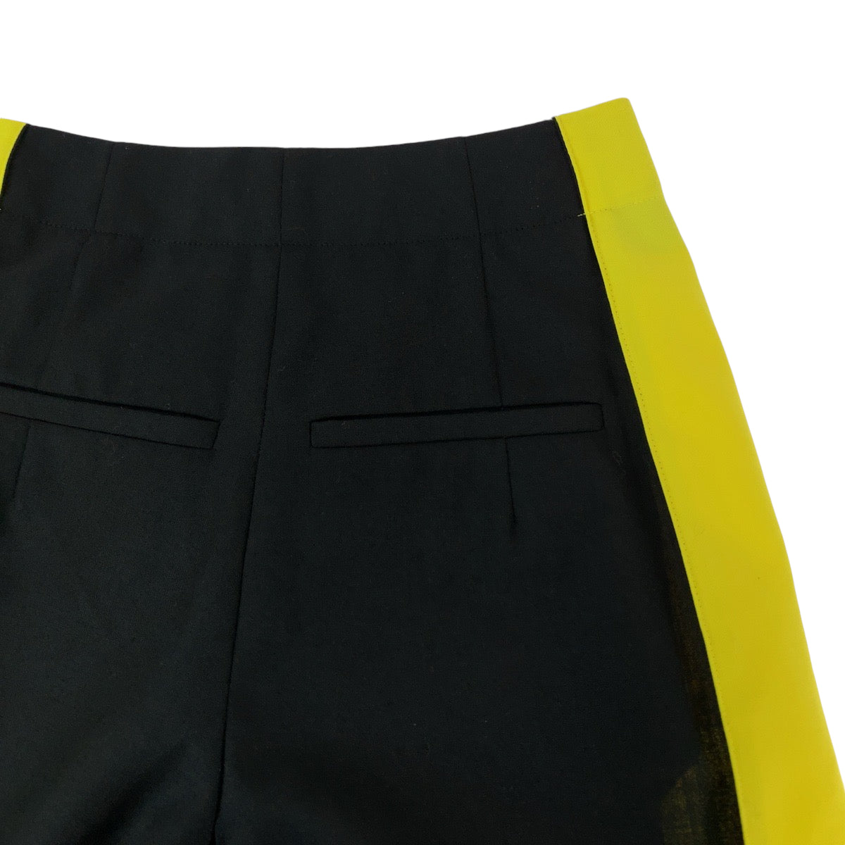 Loewe Pants S359Y04X30 Wool Black Yellow Wide Pants Baggy Pants Wide Pants Baggy Pants Women 32