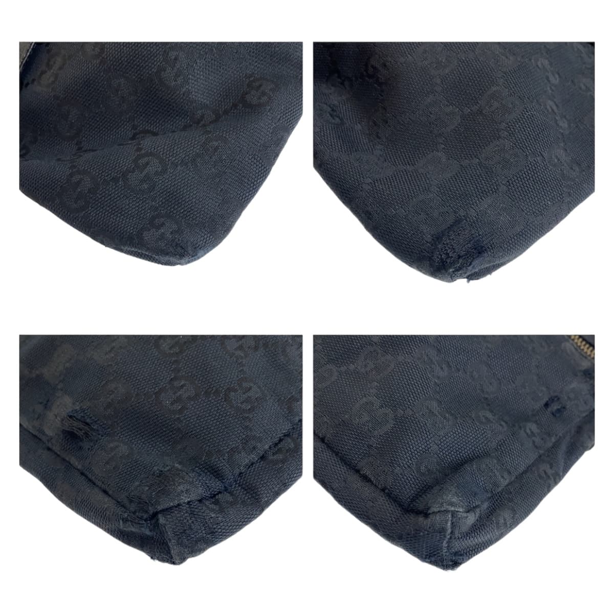 Gucci Waist Bag 28566 Gg Canvas Black Silvermetal Waist Bag, Sling Bag, Bum Bag Mens