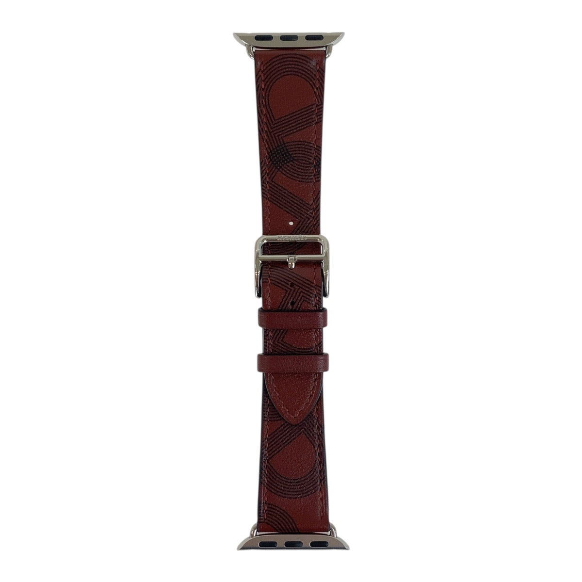 Hermes Watches Leather.Stainless Steel Wine-Red