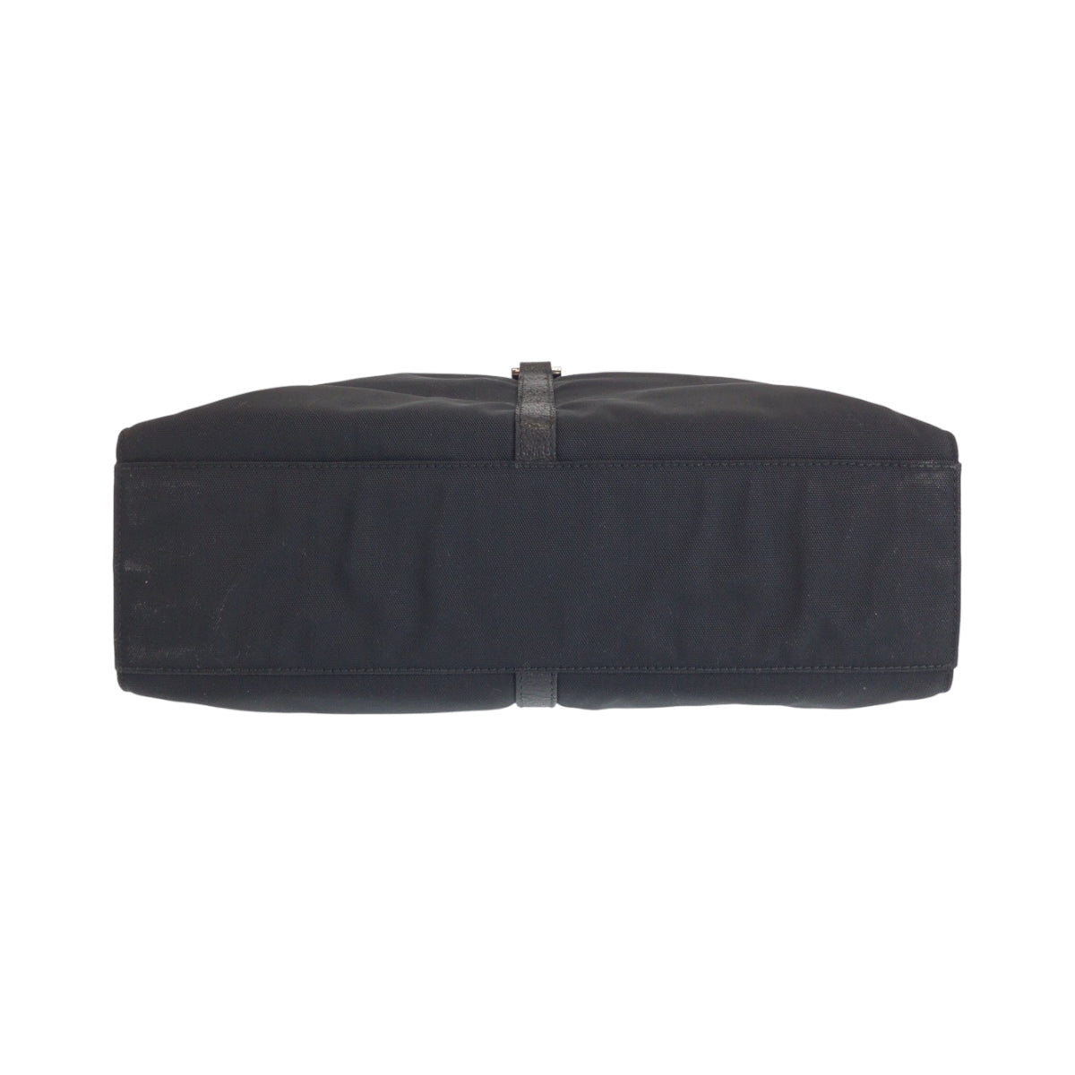 Gucci Shoulder Bag 001 3355 Nylon Black Silver Metal Jackie Women
