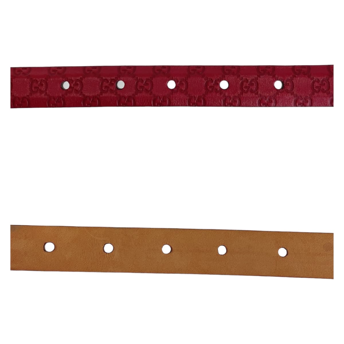 Gucci Belt 269813 Leather Red Guccisima 34