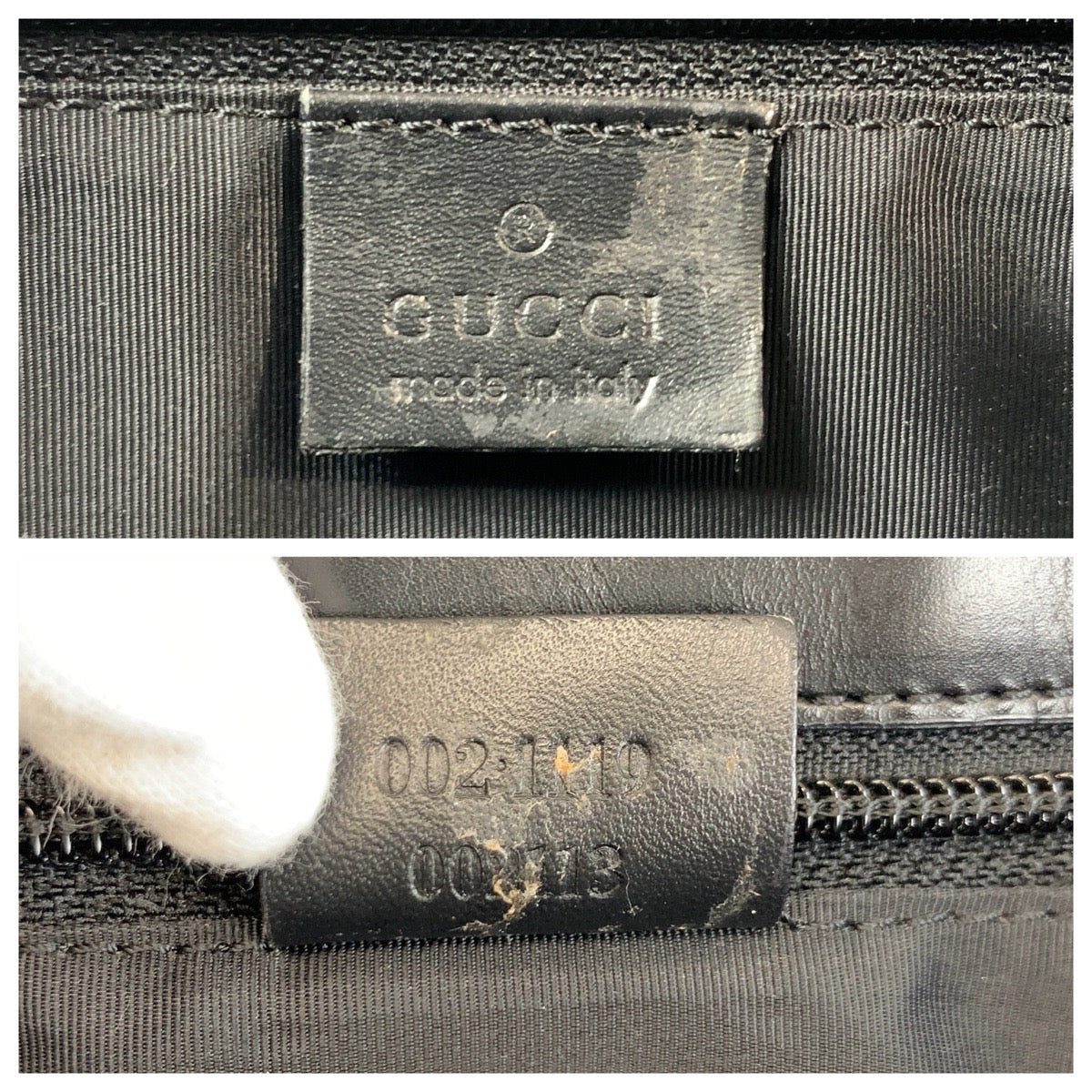 Gucci Tote Bag 002 1119 Gg Canvas, Leather Black Black Tote Bag Shoulder Bag Women