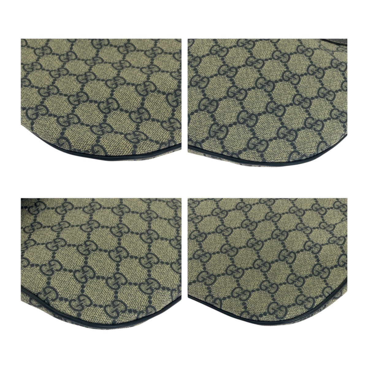 Gucci Shoulder Bag 211110 Gg Supreme Canvas Beige Navy Silvermetal Shoulder Bag Bum Bag Sling Bag