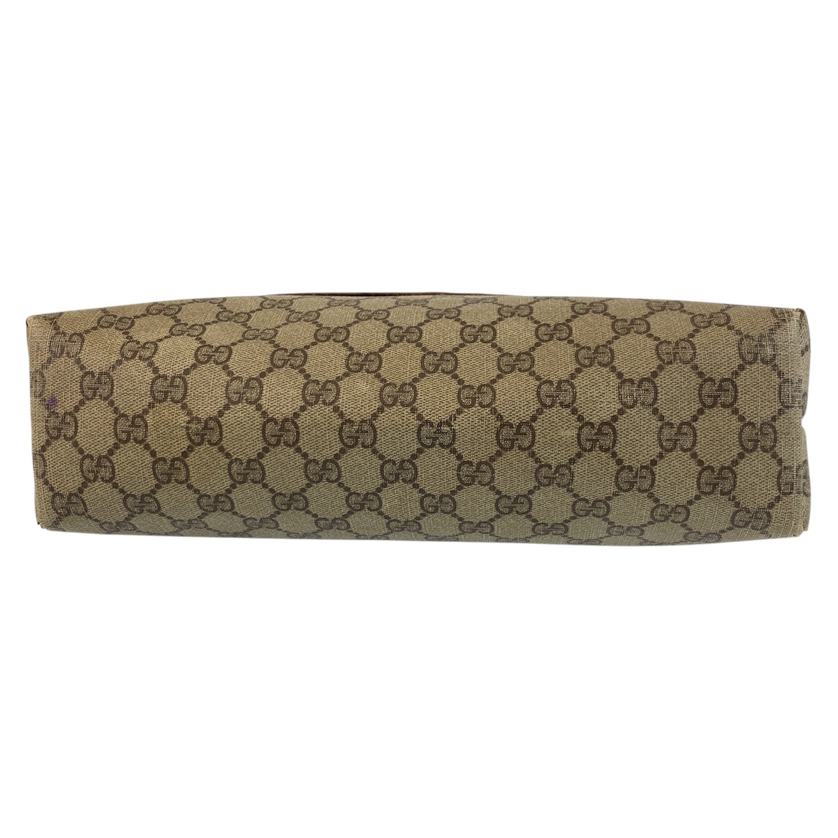 Gucci Tote Bag 39 02 003 Gg Supreme Canvas, Leather Beige Brown Gold Metal Tote Bag Shoulder Bag