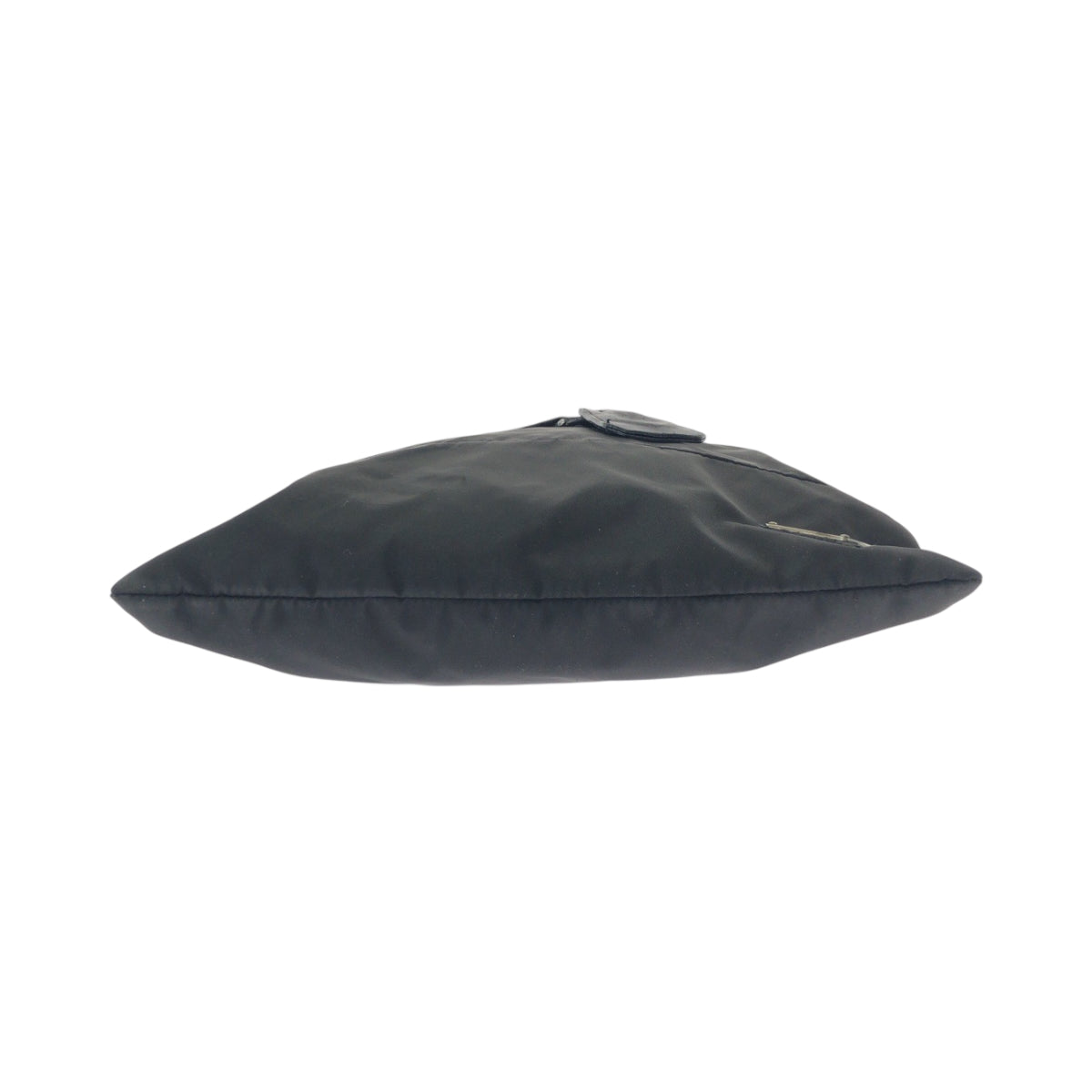 Prada Shoulder Bag Nylon Black Test Triangle With Logo