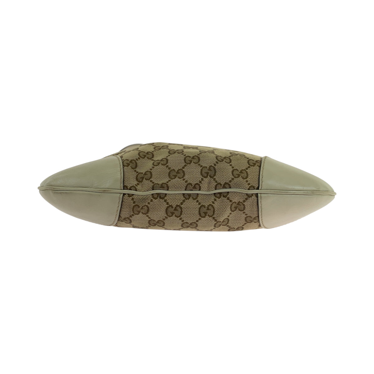Gucci Shoulder Bag 257065 Gg Canvas Beige Ivory Gold Metal Shoulder Bag Pochette Sherry Line