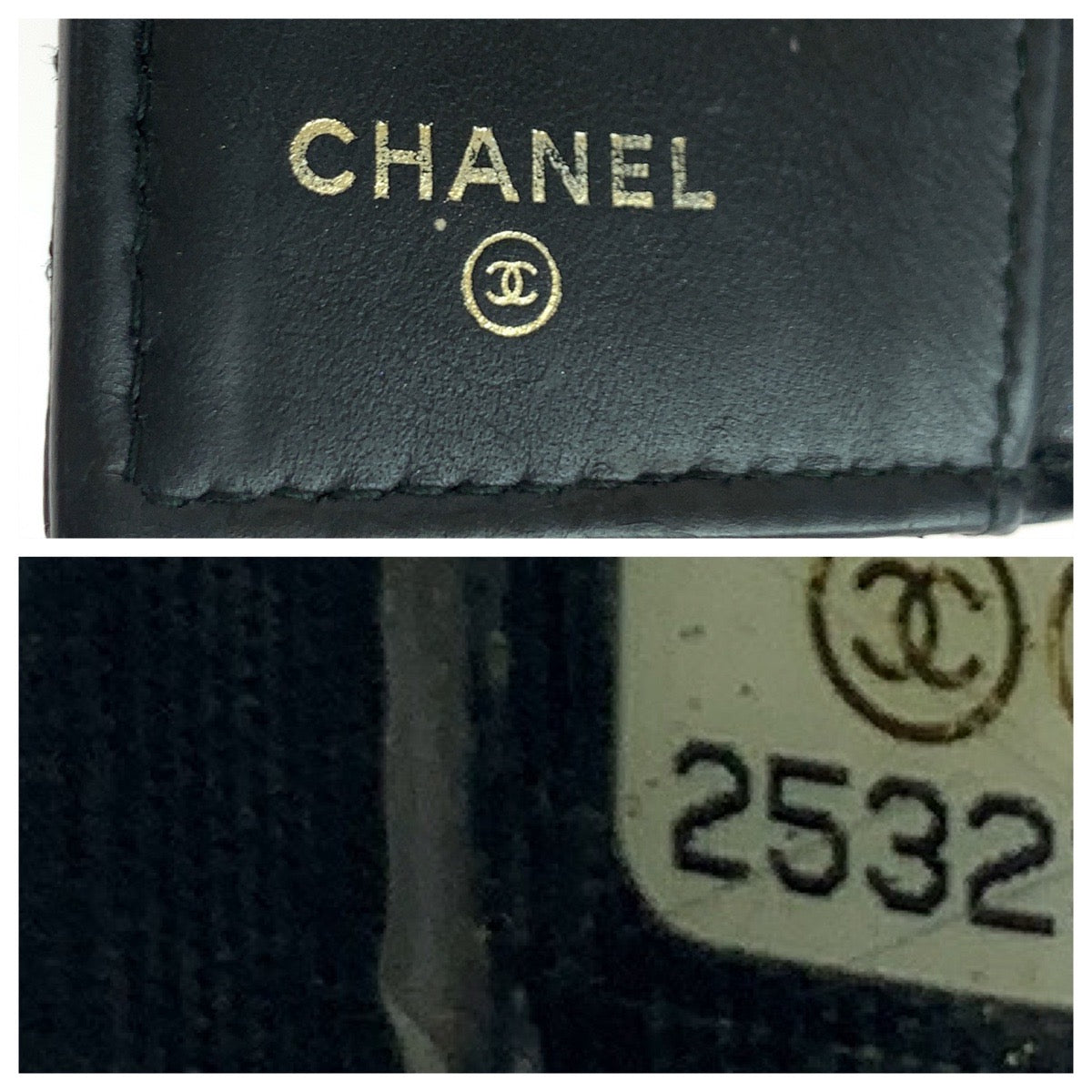 Chanel Tri-Fold Wallet Caviar Skin Black Goldmetal Folding Wallet Compact Wallet Boy Chanel Small