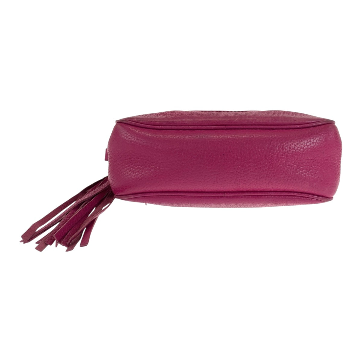 Gucci Shoulder Bag 308364 Leather Purple Gold Metal Soho