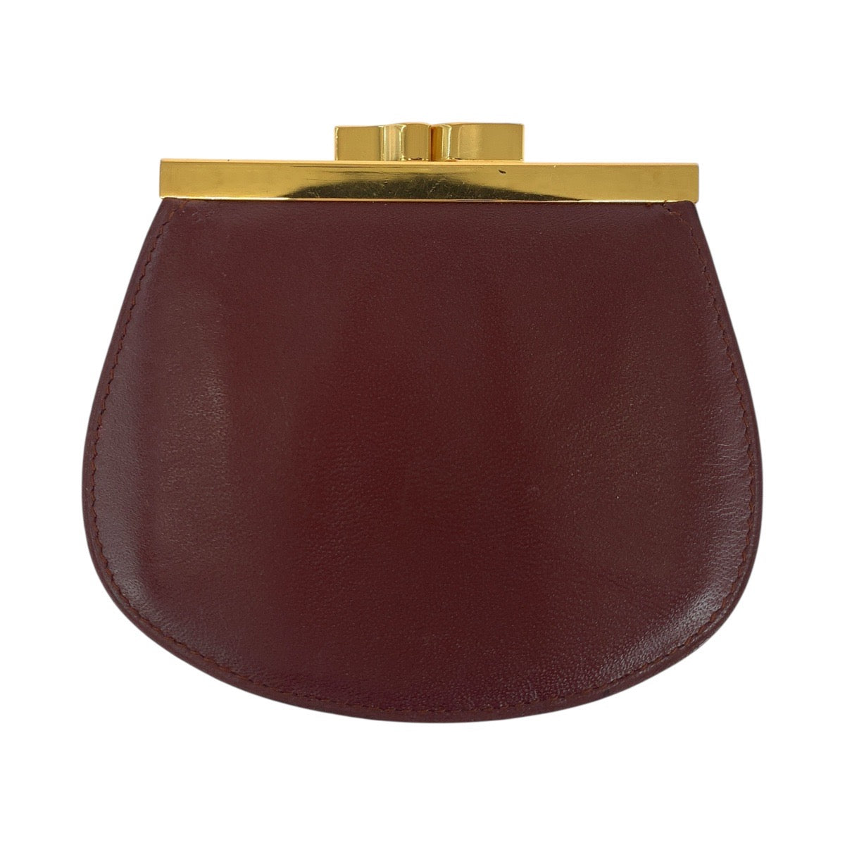 Cartier Coin Case Leather Bordeaux Must Line