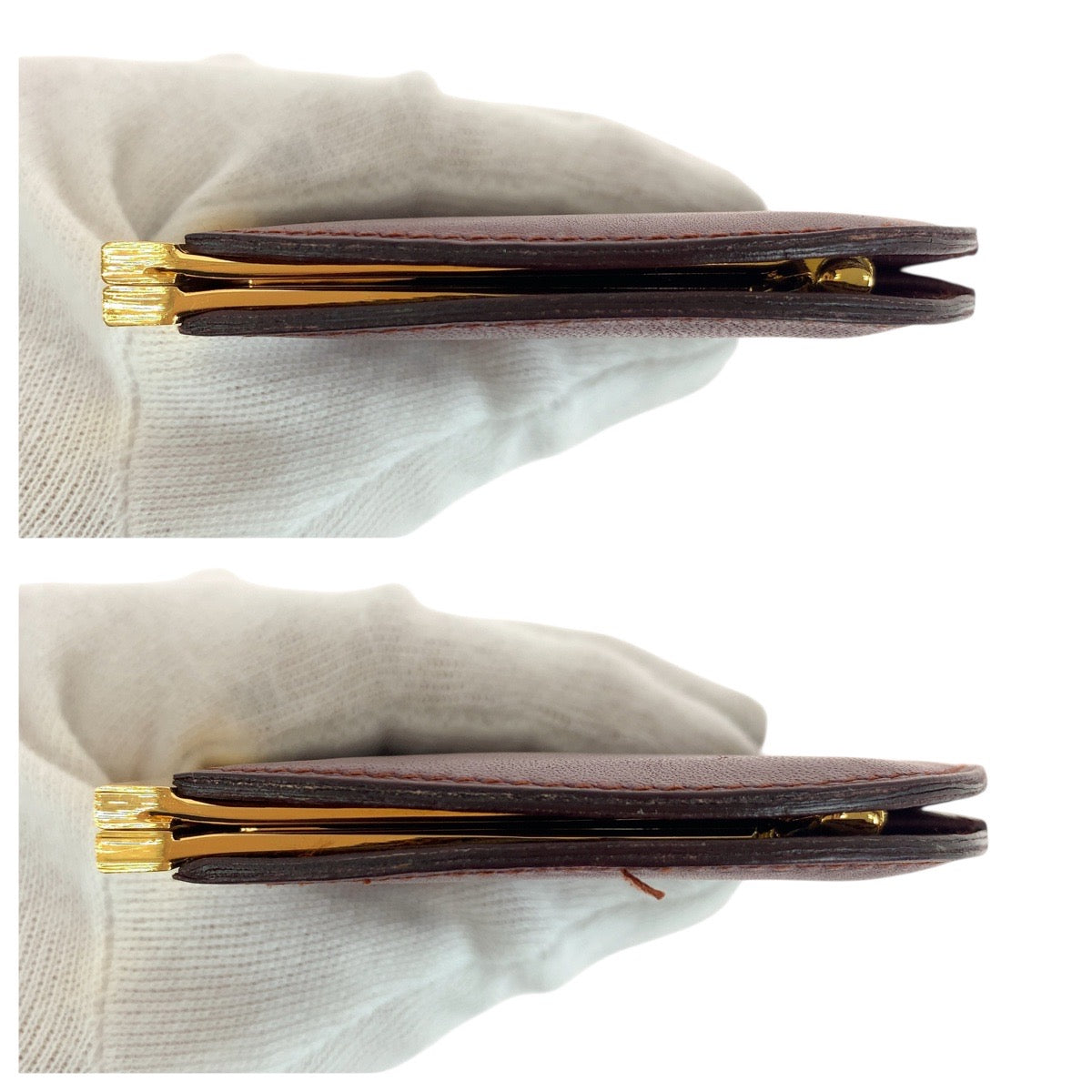 Cartier Coin Case Leather Bordeaux Must Line