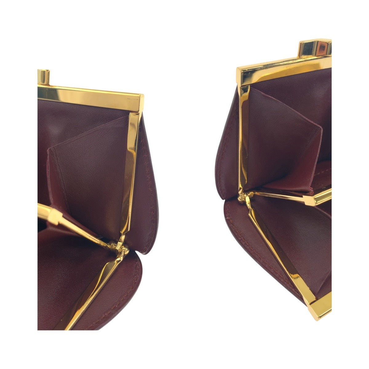Cartier Coin Case Leather Bordeaux Must Line
