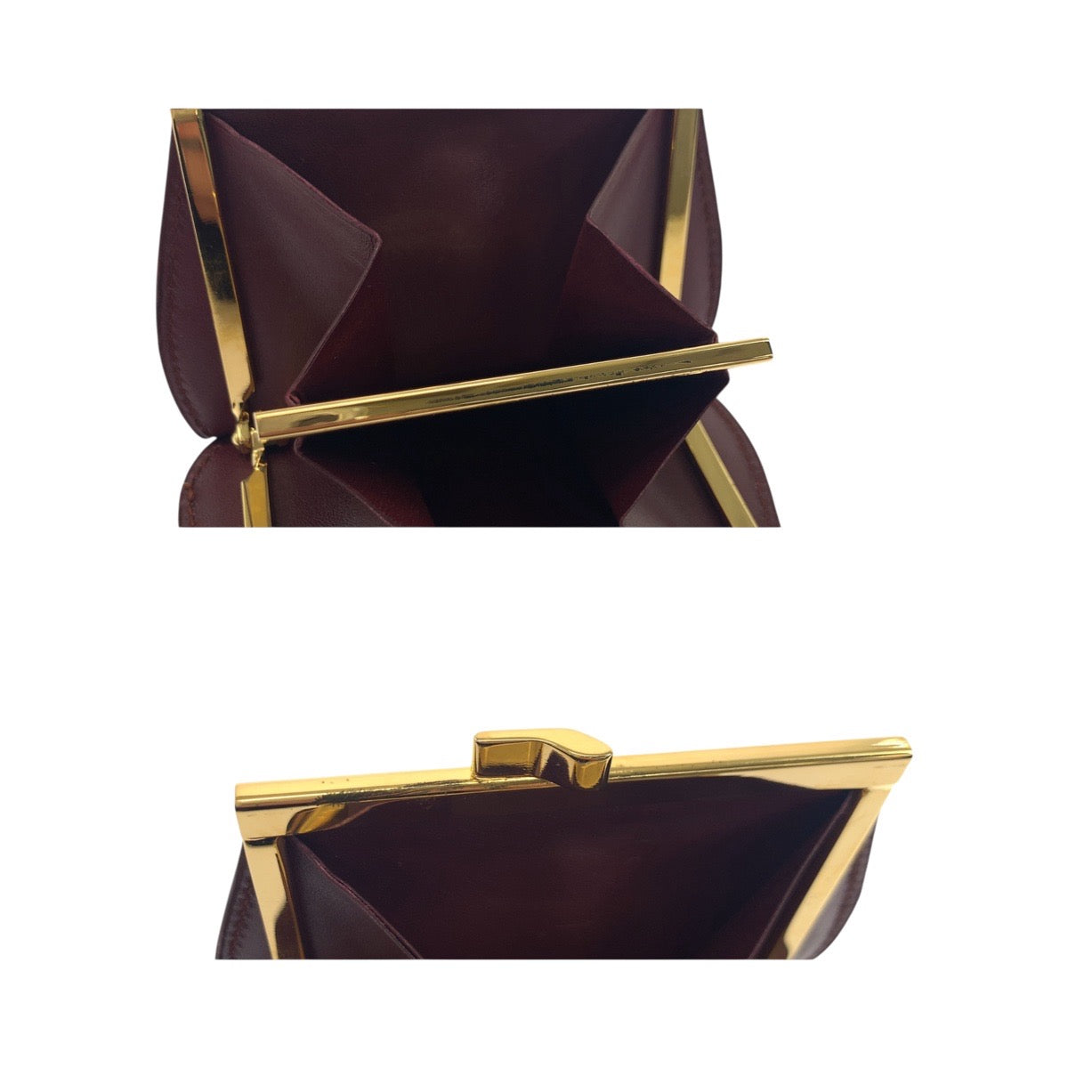 Cartier Coin Case Leather Bordeaux Must Line