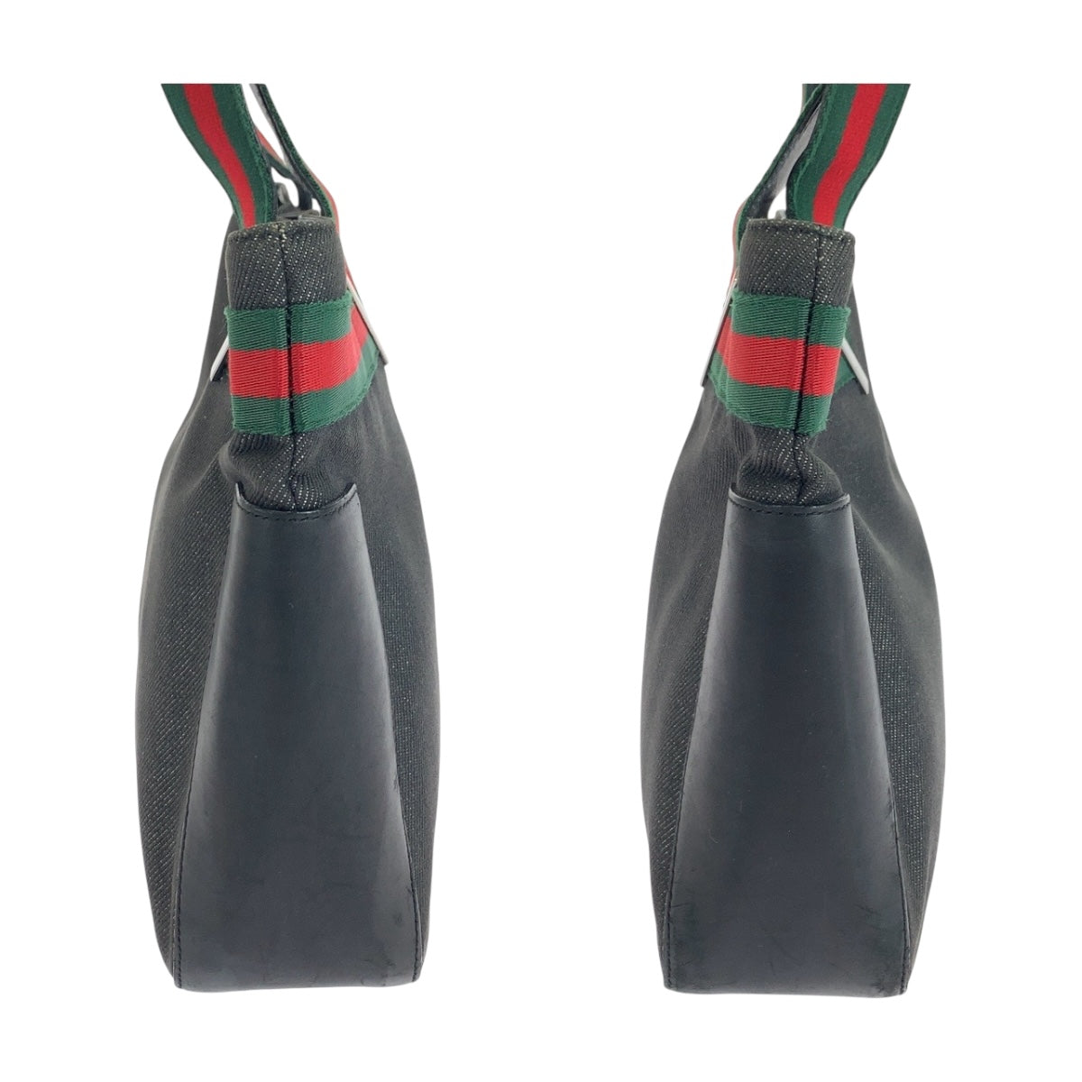 Gucci Tote Bag 73983 Canvas Black Silvermetal Sherry Line