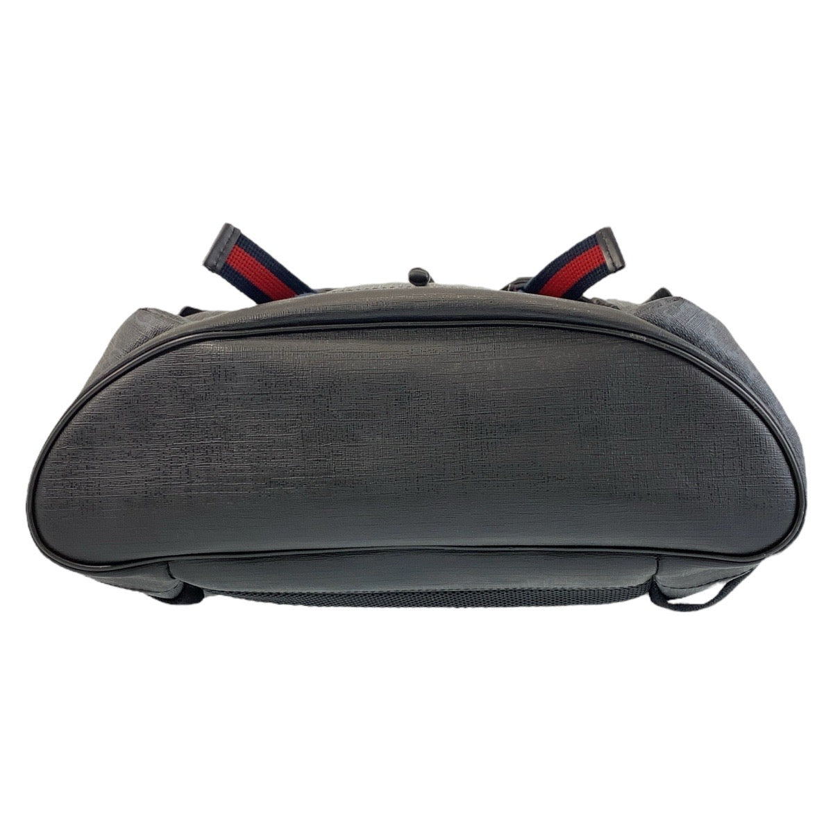 Gucci Backpack 495563 Gg Supreme Canvas Black Silver Metal Sherry Line