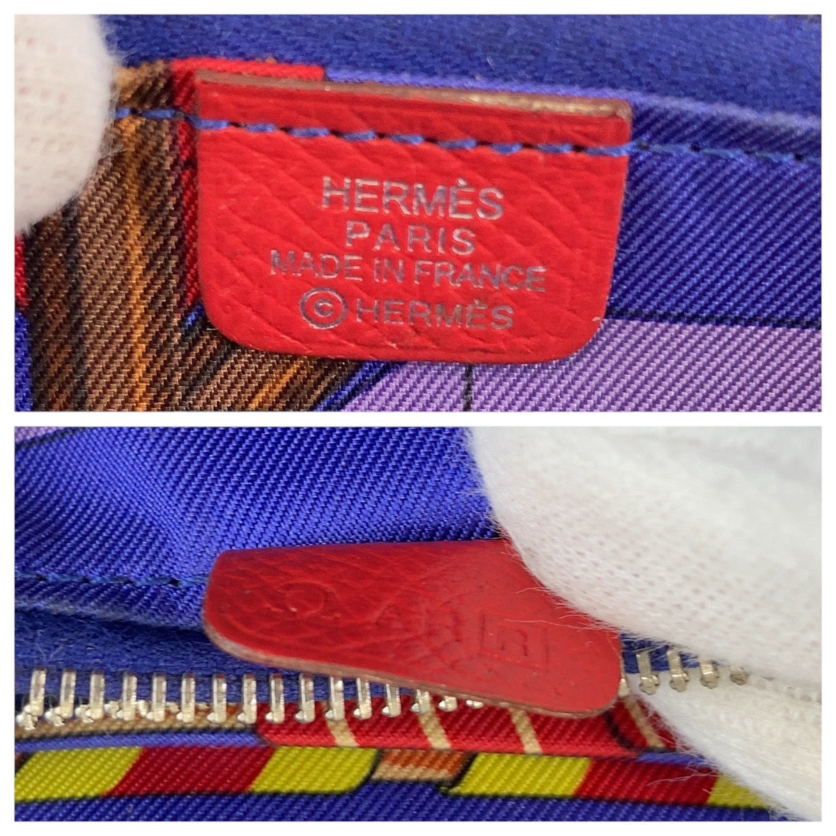 Hermes Bifold Wallet Epsom Bougainvillea Red Silvermetal Azap Silk Inn Compact