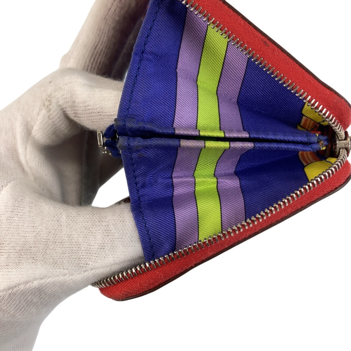 Hermes Bifold Wallet Epsom Bougainvillea Red Silvermetal Azap Silk Inn Compact