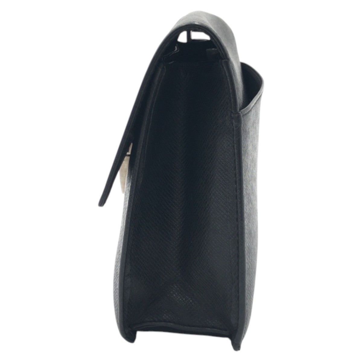 Louis Vuitton Clutch Bag M30782 Leather Black Black Taiga Ardwards Selenga