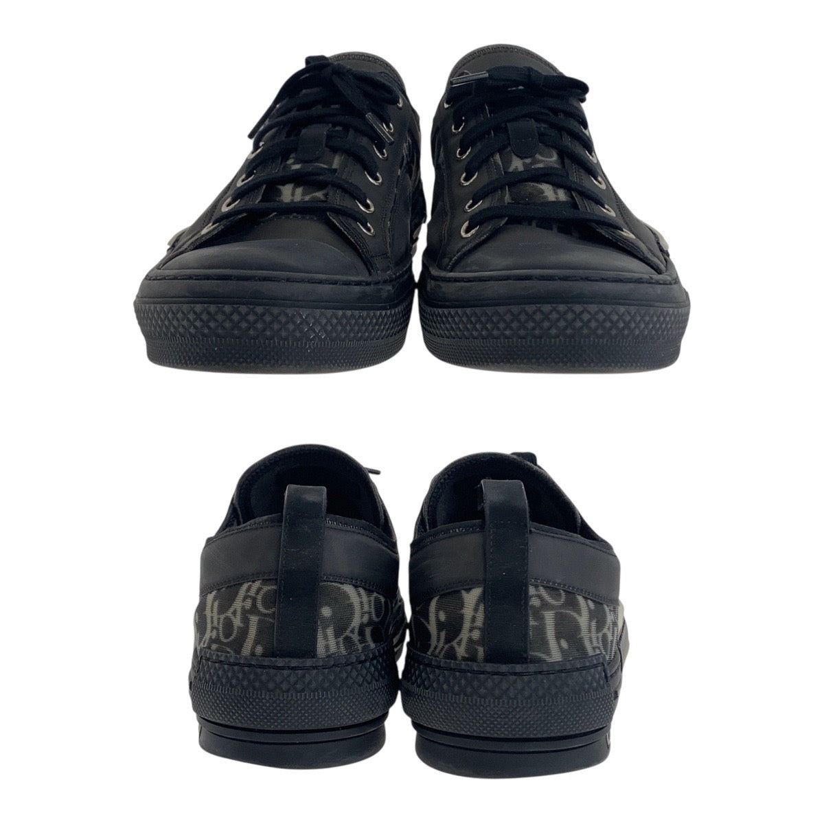 Dior Sneakers Nylon Black Black White 43