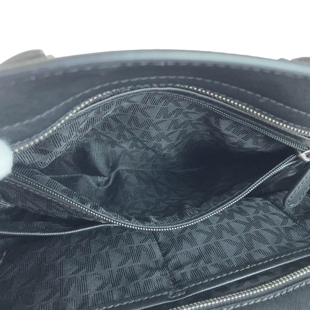 Michael Kors Tote Bag Ey1508 Leather Black Silvermetal Selma
