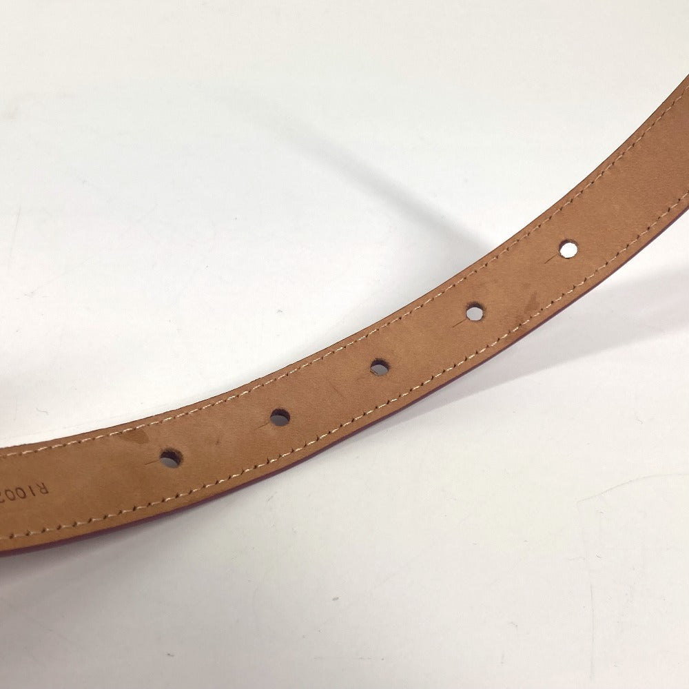 Louis Vuitton Belt Amuro Mouton Merino Pink Type Vernis Lv Logo Women 90