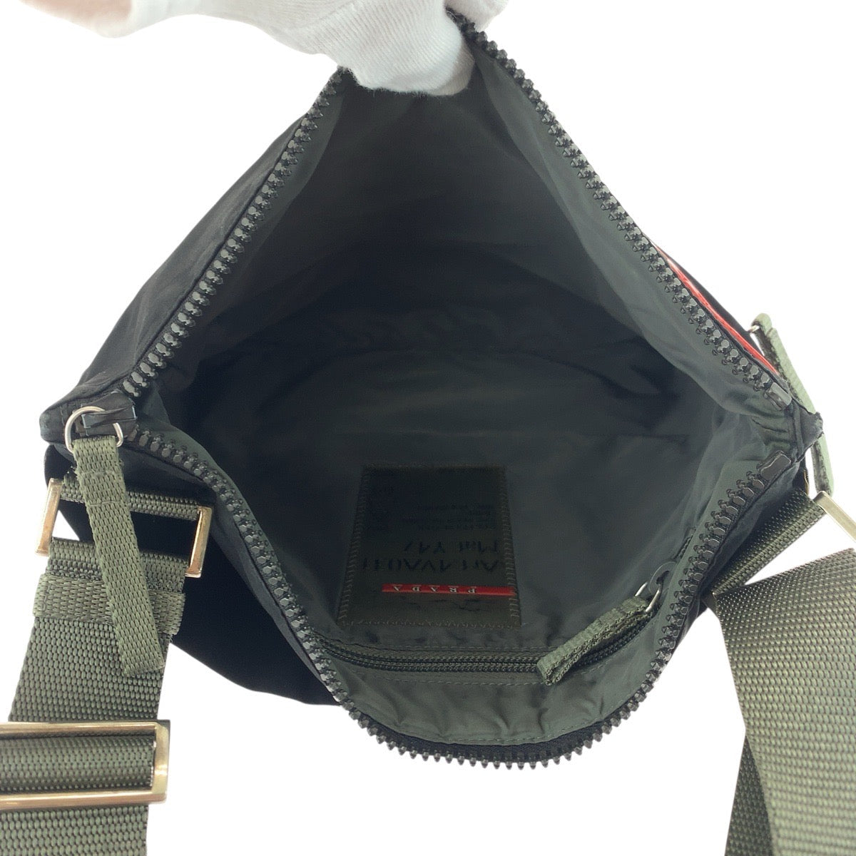 Prada Sports Shoulder Bag Nylon Black Silvermetal Test