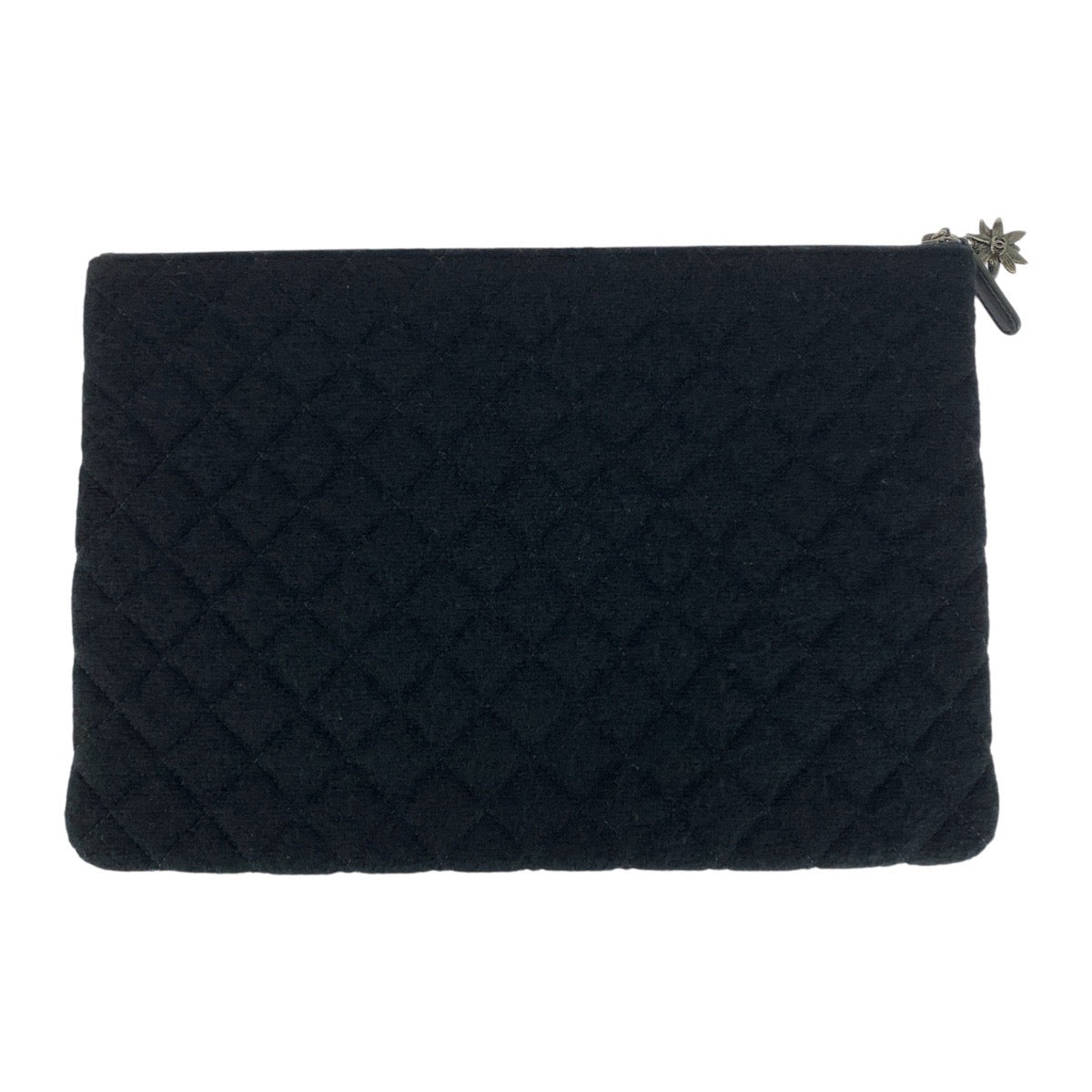 Chanel Clutch Bag Tweed Multicolor Coco Mark