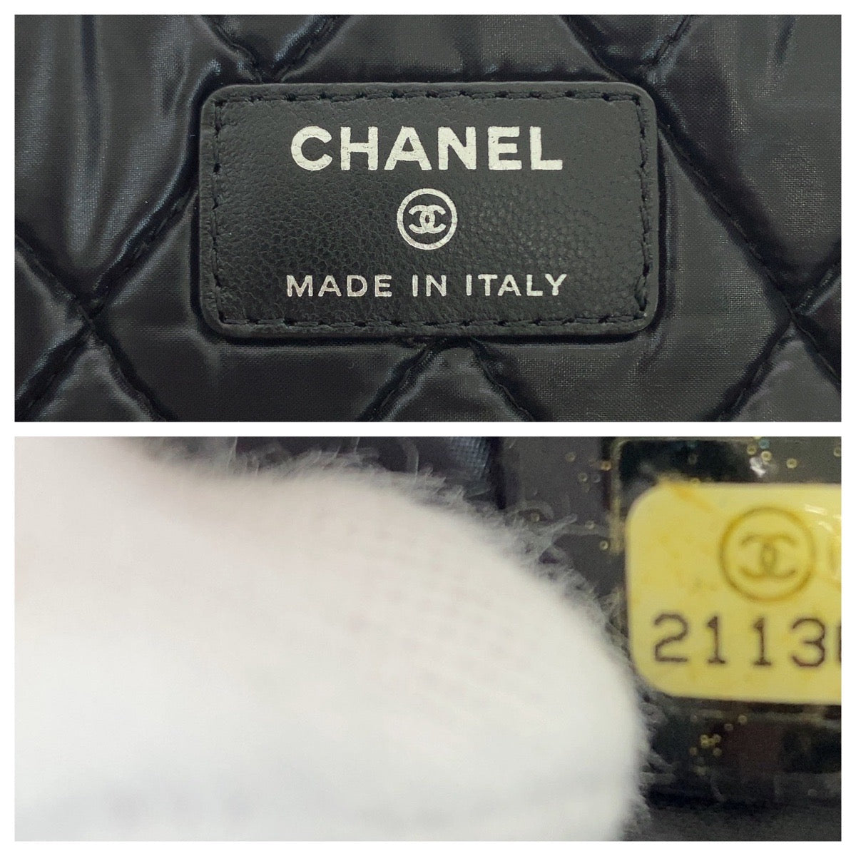 Chanel Clutch Bag Tweed Multicolor Coco Mark