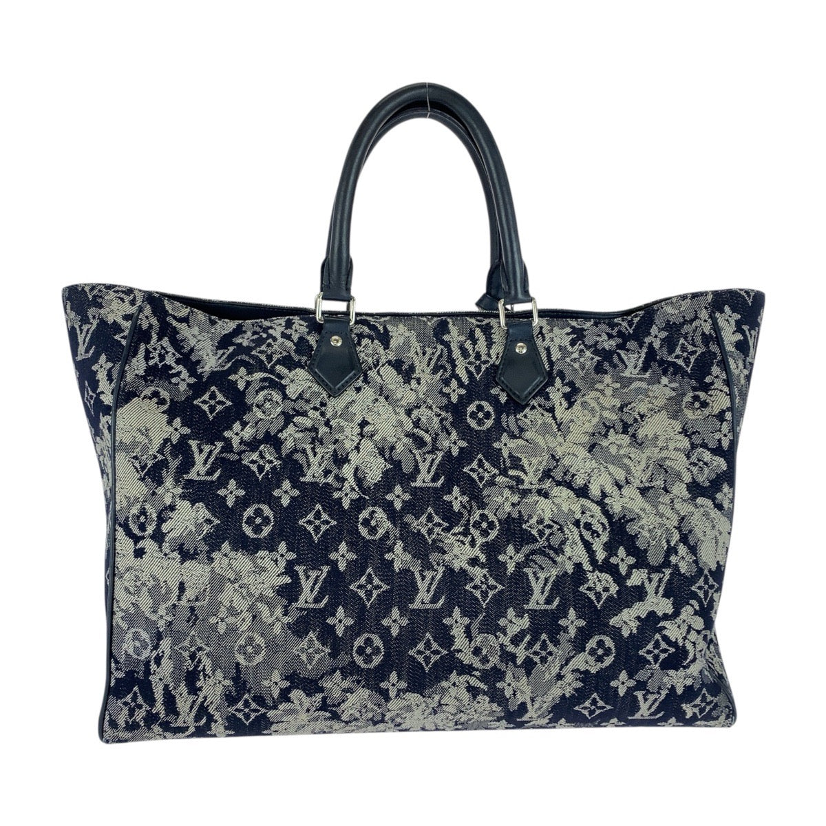 Louis Vuitton Tote Bag M57284 Monogram Canvas Blue Monogram Tapestry Grand Sac