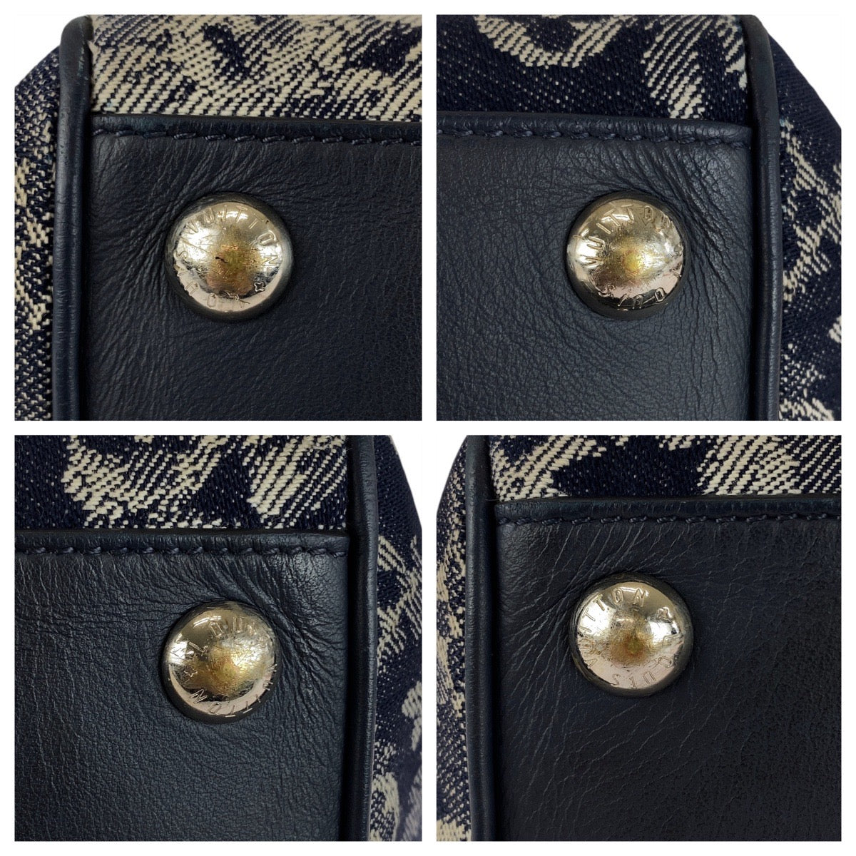 Louis Vuitton Tote Bag M57284 Monogram Canvas Blue Monogram Tapestry Grand Sac