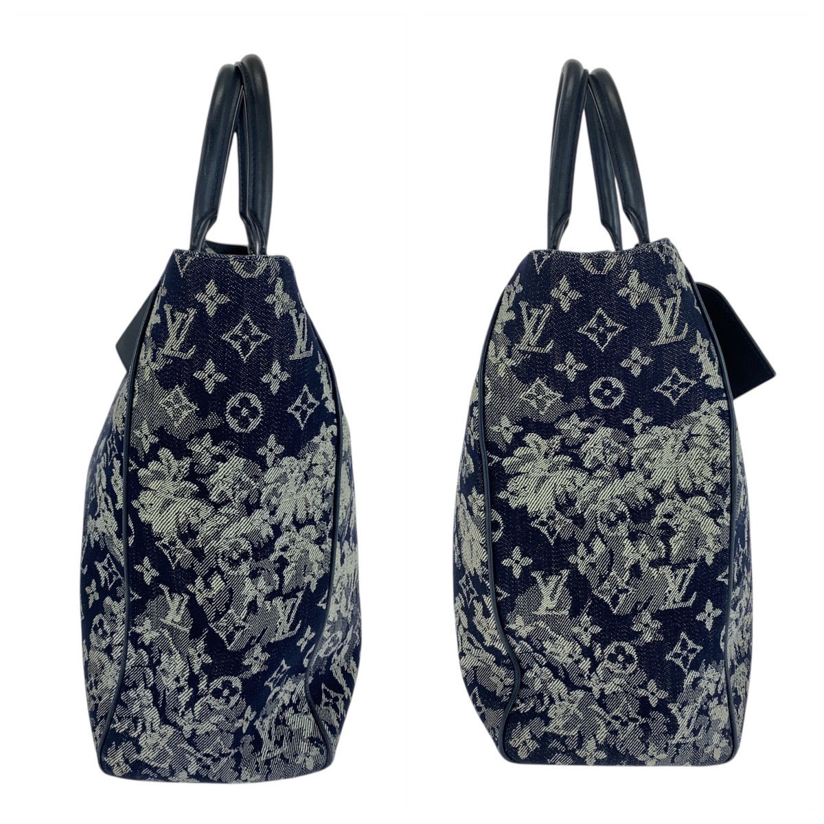 Louis Vuitton Tote Bag M57284 Monogram Canvas Blue Monogram Tapestry Grand Sac