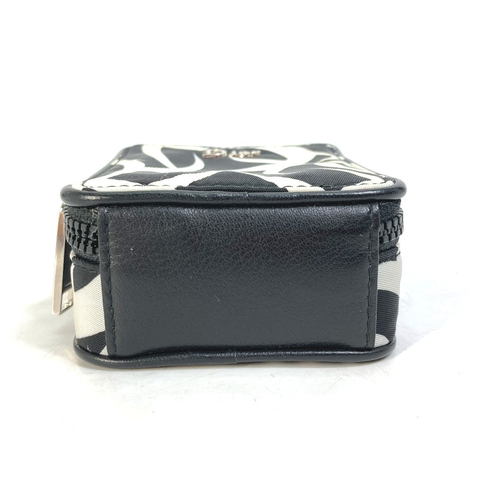Dior Homme Pouch Nylon White Cigarette Case With Key Ring Tribal Mens