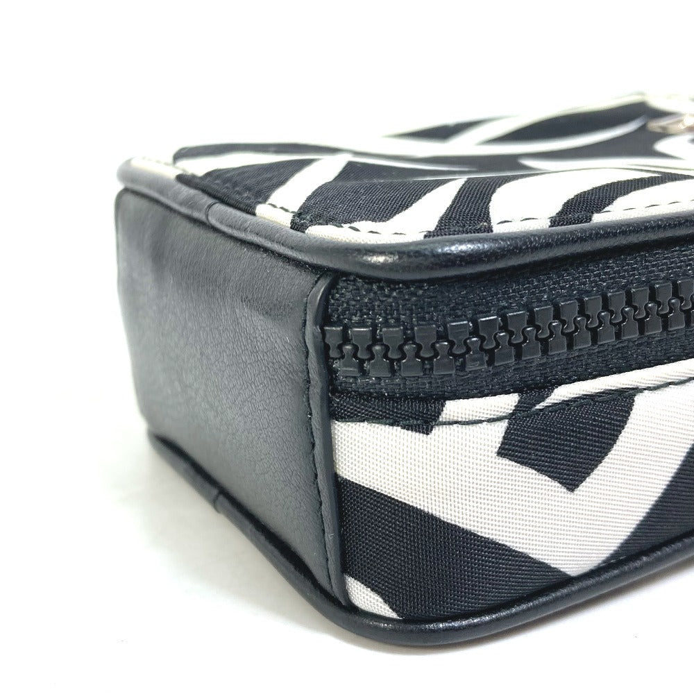 Dior Homme Pouch Nylon White Cigarette Case With Key Ring Tribal Mens