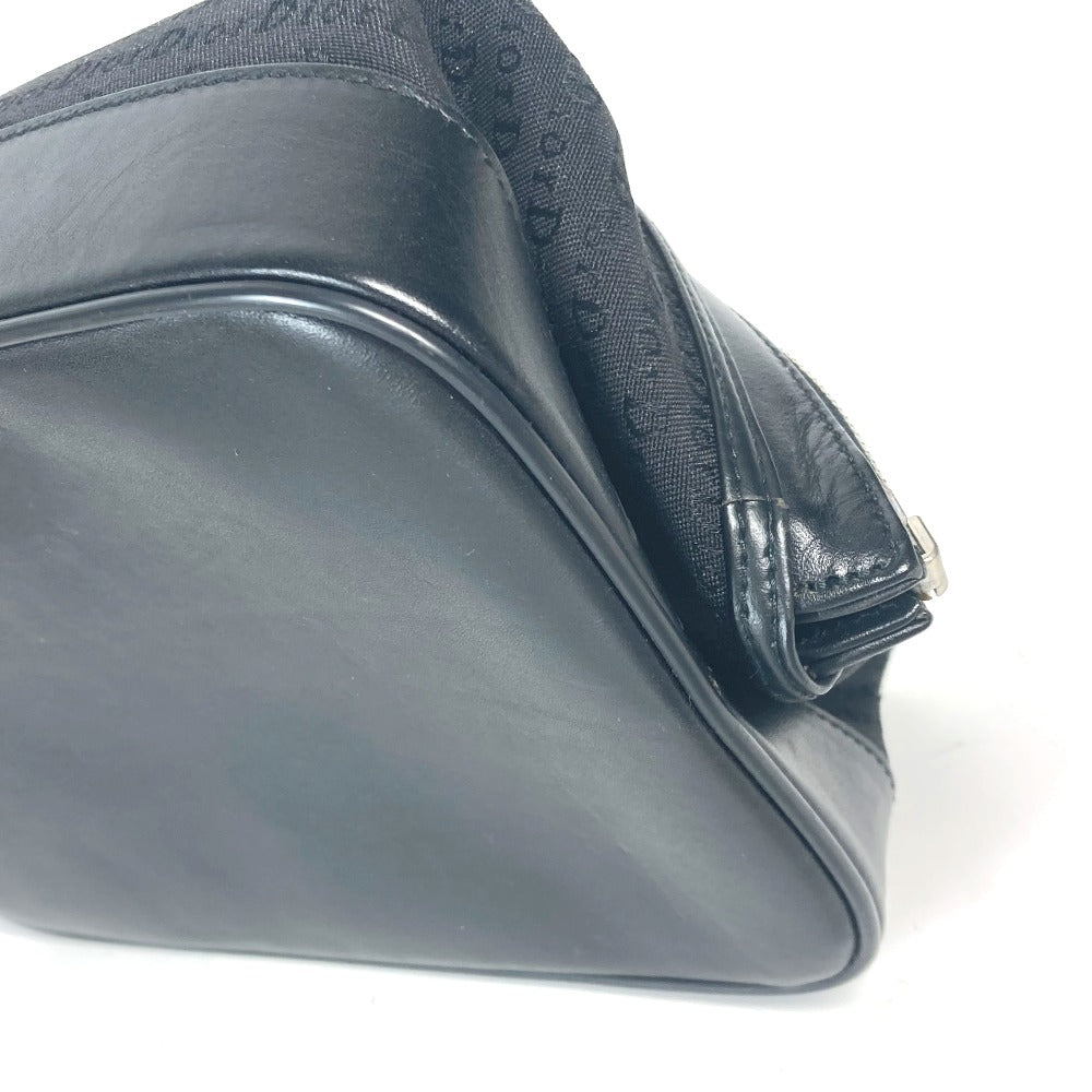 Dior Pouch Canvas / Leather Black Logo Unisex(Unisex)