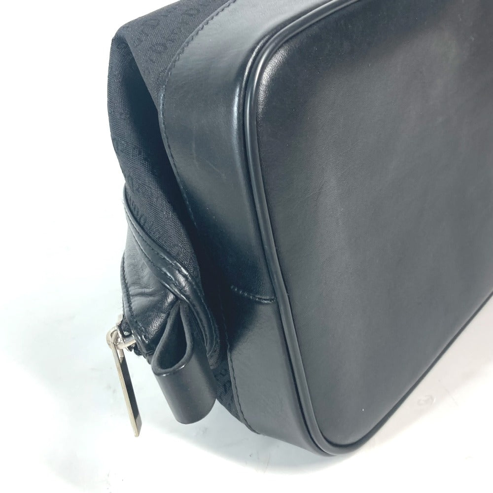 Dior Pouch Canvas / Leather Black Logo Unisex(Unisex)