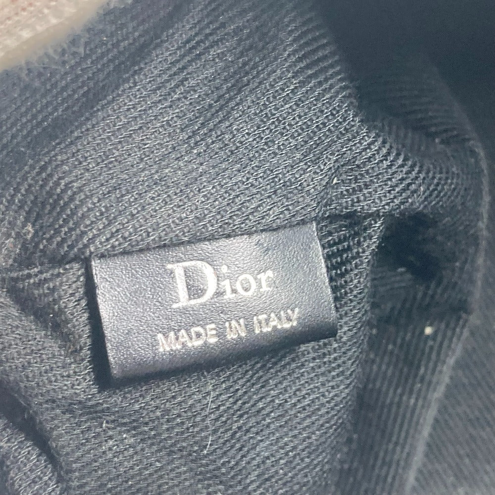 Dior Pouch Canvas / Leather Black Logo Unisex(Unisex)