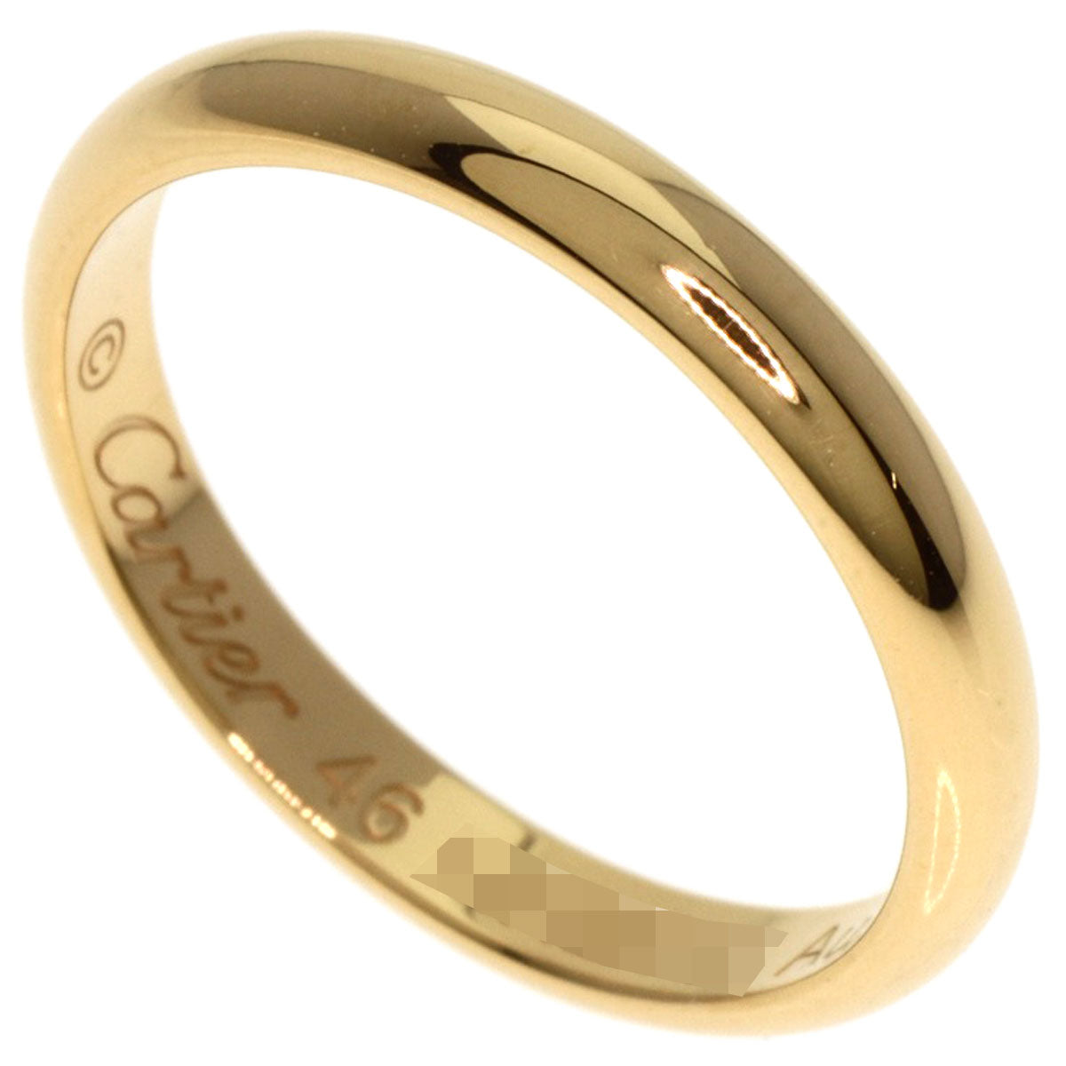 Cartier Ring 18K Yellow Gold Gold Classic Wedding #46