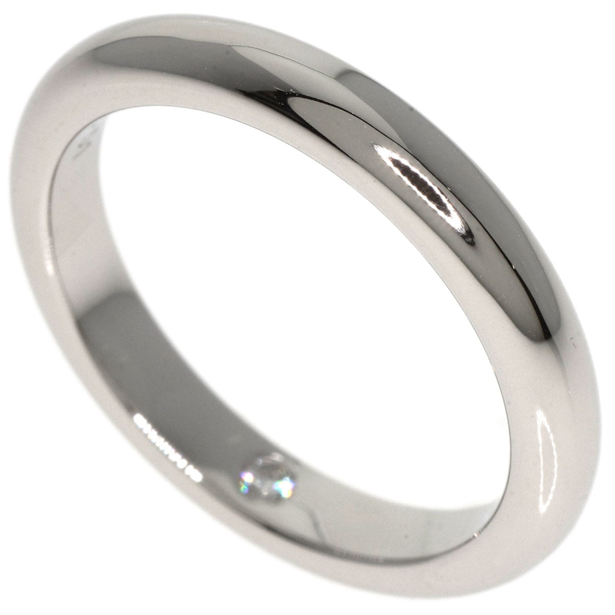 Chaumet Ring Pt950 Silver Eternal Narde Chaumet #51 Inner Diamond