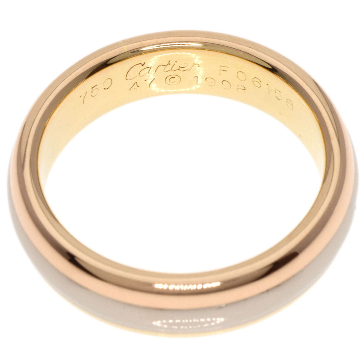 Cartier Ring K18Yg , K18Pg , K18Wg Gold Three Colors # 47 Women