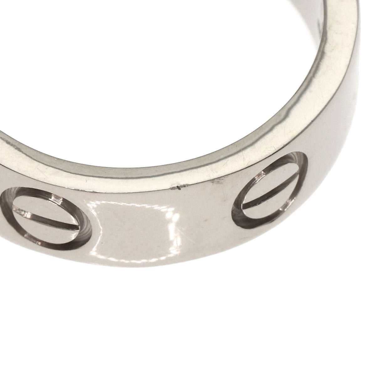 Cartier Ring K18Wg Silver Love Ring #53