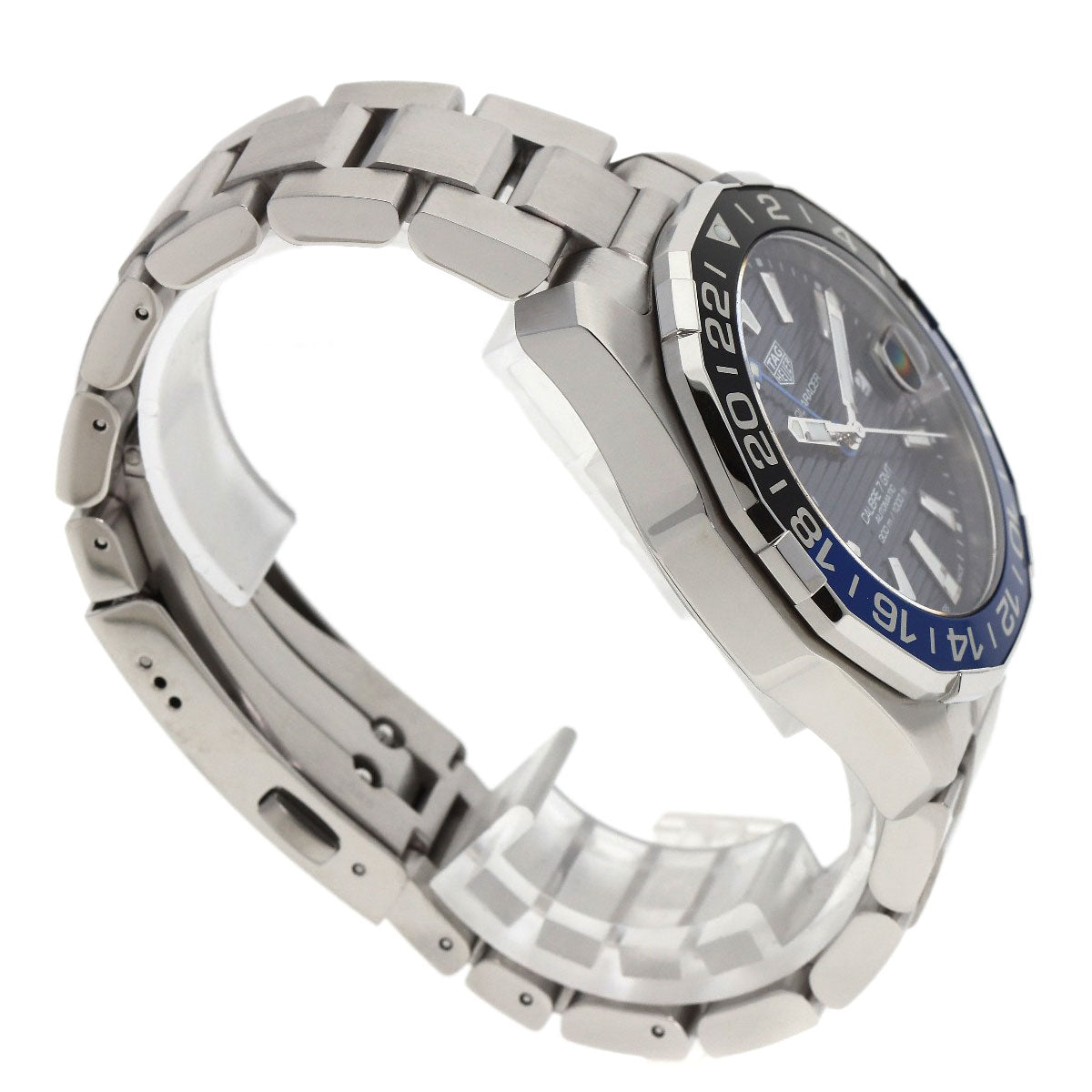 Tag Heuer Watches Mechanical Automatic Way201T-0 Stainless Steel Silver Aqua Racer Caliber 7 Blue