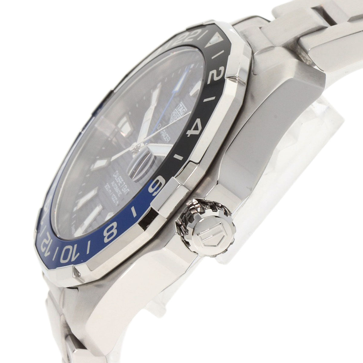 Tag Heuer Watches Mechanical Automatic Way201T-0 Stainless Steel Silver Aqua Racer Caliber 7 Blue