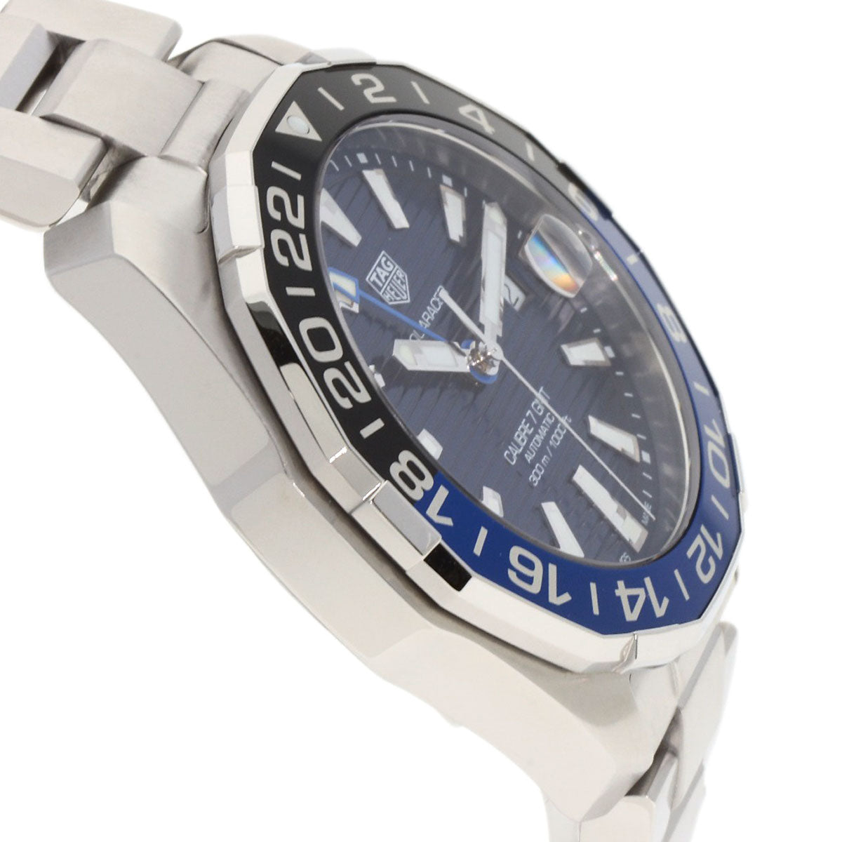 Tag Heuer Watches Mechanical Automatic Way201T-0 Stainless Steel Silver Aqua Racer Caliber 7 Blue