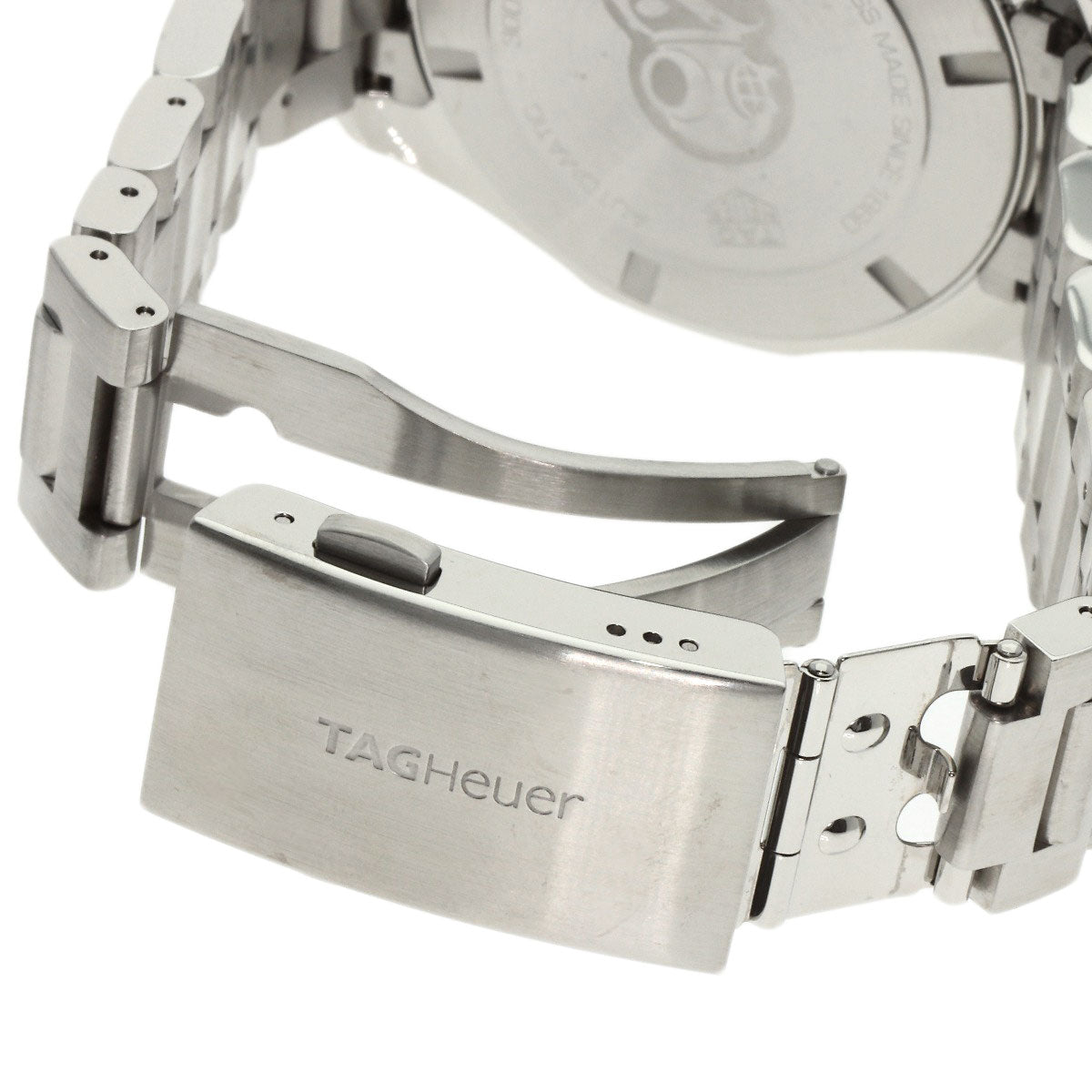 Tag Heuer Watches Mechanical Automatic Way201T-0 Stainless Steel Silver Aqua Racer Caliber 7 Blue